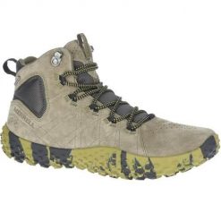 Buty trekkingowe męskie Merrell Wrapt Mid. Buty zimowe męskie Merrell, bez wzorów, z materiału, bez obcasa, bez zapięcia. Za 879.00 zł.