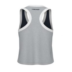 Head Play Crop Top Women's T-shirt. Niebieskie t-shirty damskie Head, l, bez wzorów, z jersey, bez kołnierzyka, bez ramiączek. Za 256.70 zł.