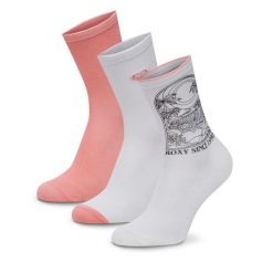 Skarpety długie Roxy. Czerwone skarpetki damskie Roxy, bez wzorów. Za 39.99 zł.