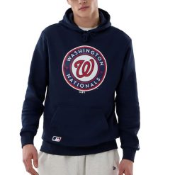 Hoodie Washington Nationals Nos MLB Regular OSB. Niebieskie bluzy męskie New Era, m, bez wzorów, z kapturem. Za 283.00 zł.