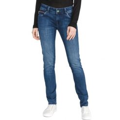 Pepe Jeans New Brooke Dżinsy Niebieski. Niebieskie jeansy damskie Pepe Jeans, bez wzorów, z bawełny. Za 435.95 zł.