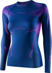 Brubeck LS15690 Bluza damska DRY jeansowy/fioletowy XL. Fioletowe bielizna sportowa damska Brubeck, xl, bez wzorów, z jeansu, bez ramiączek, bez kaptura. Za 174.00 zł.