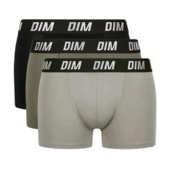 Zestaw 3 bokserów DIM Regul'Activ Sport. Czarne bielizna sportowa męska DIM, m, bez wzorów. Za 240.50 zł.