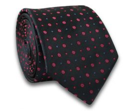Modny krawat Angelo di Monti. Czerwone krawaty i muchy Angelo di Monti, bez wzorów. Za 45.00 zł.