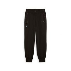 Spodnie do biegania Puma BMW MMS Essentials+ Fleece. Czarne spodnie sportowe męskie Puma, bez wzorów, z polaru, do biegania. W wyprzedaży za 220.50 zł.