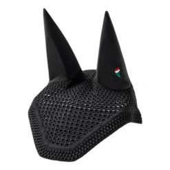 Czapka z muchą dla koni. Czarne czapki damskie EQODE BY EQUILINE, bez wzorów, sportowe. Za 334.50 zł.