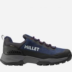 Buty turystyczne męskie Millet Ubic Low GoreTex. Niebieskie buty zimowe męskie Millet, bez wzorów, z gore-texu, bez obcasa, bez zapięcia. Za 849.00 zł.