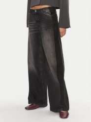 Please Jeansy P2Y1CPOPEE Szary Loose Fit. Szare jeansy damskie Please, bez wzorów, z bawełny. Za 239.99 zł.