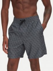 Guess Szorty kąpielowe F5GT00 WG2D2 Czarny Regular Fit. Czarne kąpielówki męskie Guess, z aplikacjami, z syntetyku. Za 219.99 zł.