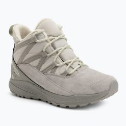 Buty turystyczne damskie Merrell Bravada Edge 2 Thermo Demi. Szare obuwie trekkingowe damskie Merrell, bez zapięcia. Za 349.99 zł.