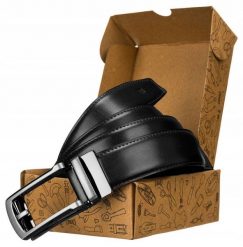 Pasek męski Peterson [DH] PTN AB35 czarny. Czarne paski męskie Peterson, z jeansu. Za 77.98 zł.