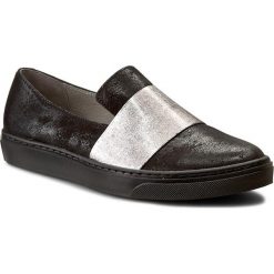 Półbuty SERGIO BARDI - Greta FW1269517AF 201. Czarne półbuty damskie Sergio Bardi, bez wzorów, z materiału, bez obcasa, bez zapięcia. W wyprzedaży za 159.00 zł.