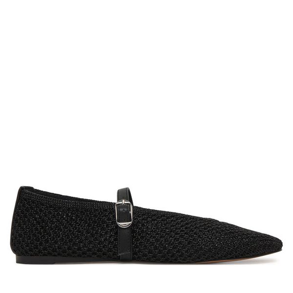 Baleriny Steve Madden. Czarne balerinki damskie Steve Madden, bez wzorów, bez obcasa, bez zapięcia. Za 379.99 zł.
