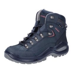 Buty trekkingowe damskie Lowa Renegade Evo Mid Gtx. Czerwone obuwie trekkingowe damskie Lowa, z materiału, za kostkę, bez zapięcia. Za 1,066.00 zł.