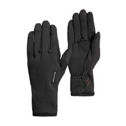 Rękawice trekkingowe Mammut Fleece Pro. Czarne rękawiczki damskie Mammut, bez wzorów. Za 189.99 zł.