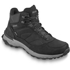 Buty trekkingowe męskie MEINDL Tolmin Mid GTX. Czarne trekkingi męskie MEINDL, bez zapięcia. Za 1,099.90 zł.