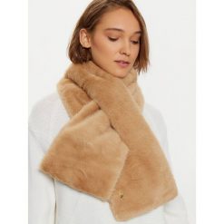 Szal Guess. Brązowe szaliki damskie Guess, z aplikacjami. Za 209.99 zł.