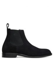 BOSS Sztyblety Tayil 50548229 Czarny. Czarne botki męskie Boss, bez wzorów, ze skóry, bez obcasa, bez zapięcia. Za 759.99 zł.