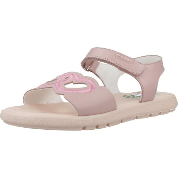 Sandały PABLOSKY 449170P Rose. Czerwone buty zimowe męskie Pablosky, bez wzorów, ze skóry, bez obcasa, bez zapięcia. Za 203.99 zł.