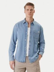 Calvin Klein Jeans Koszula jeansowa Essential LV04RE710G Niebieski Regular Fit. Niebieskie koszule męskie Calvin Klein Jeans, m, bez wzorów, z bawełny, bez kołnierzyka, bez ramiączek. Za 419.99 zł.
