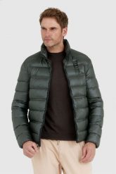BLAUER Ciemnozielona puchowa kurtka męska SETH, Rozmiar 3XL. Zielone kurtki męskie Blauer USA, l, bez wzorów, z puchu, bez kaptura. W wyprzedaży za 1,099.99 zł.