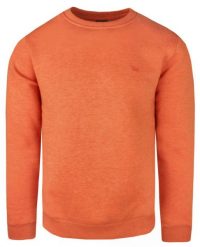 Pomarańczowa Bluza - Wildfinder - Okrągły Dekolt. Brązowe bluzy sportowe męskie Wildfinder, l, bez wzorów, z bawełny, bez kaptura. Za 115.00 zł.