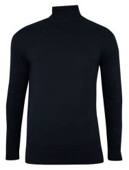 Golf Ciemny Granatowy Elegancki, Klasyczny, Męski -Brave Soul- 100% BAWEŁNA. Niebieskie swetry męskie Brave Soul, m, bez wzorów, z bawełny, eleganckie, bez kołnierzyka, bez ramiączek. Za 119.00 zł.