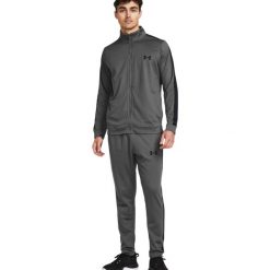 Dres męski Under Armour Rival Knit Track Suit. Szare komplety dresowe męskie Under Armour, m, bez wzorów, z dresówki. Za 299.00 zł.