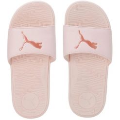 Klapki Puma Cool Cat 2.0 Sport W 390963 12 fioletowe. Fioletowe klapki damskie bez wzorów, z syntetyku, sportowe, bez obcasa, bez zapięcia. Za 226.66 zł.