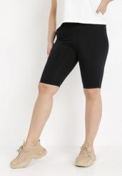 Czarne Szorty Hippeina. Czarne szorty damskie Born2be, z aplikacjami, z dzianiny, plus size. Za 39.99 zł.