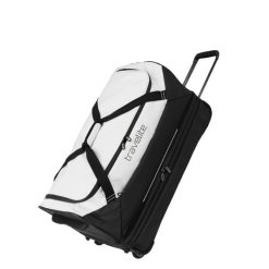 Torba podróżna travelite Basics L ext. Białe torby podróżne damskie TRAVELITE, bez wzorów, z materiału, duże. Za 638.60 zł.