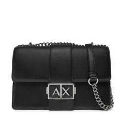 Torebka Armani Exchange. Czarne torebki do ręki damskie Armani Exchange, bez wzorów, bez dodatków. Za 499.99 zł.