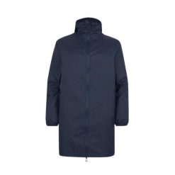 Parka JOTT Oban. Niebieskie parki męskie Jott, s, bez wzorów, z materiału, bez kołnierzyka, z kapturem. Za 523.20 zł.