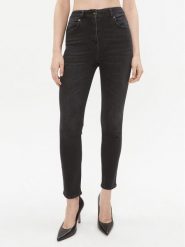 Luisa Spagnoli Jeansy Ottuso 540269 Czarny Skinny Fit. Czarne jeansy damskie Luisa Spagnoli, bez wzorów, z bawełny. Za 529.99 zł.