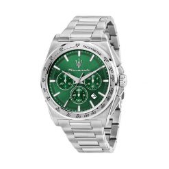 Zegarek Maserati. Szare zegarki męskie maserati, bez wzorów, srebrne. Za 1,389.00 zł.