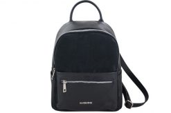 Plecak casual skórzany z zamszem - Czarny. Czarne plecaki męskie Barberinis, bez wzorów, z jeansu, biznesowe. Za 289.99 zł.