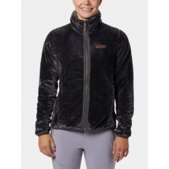 Bluza Polarowa Damska Columbia Fire Side II Sherpa FZ. Szare bluzy damskie Columbia, xs, bez wzorów, z polaru, sportowe, bez ramiączek, bez kaptura. Za 224.99 zł.