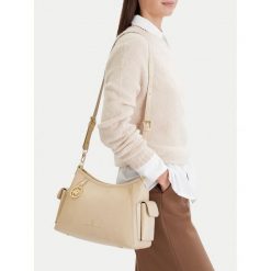 Torebka Beverly Hills Polo Club. Brązowe listonoszki damskie Beverly Hills Polo Club, bez wzorów, bez dodatków. Za 219.99 zł.