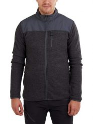 Polarowy sweter męski Fundango Flame Hybrid. Szare swetry męskie FUNDANGO, na zimę, m, bez wzorów, z dzianiny, bez kołnierzyka, bez ramiączek. Za 279.90 zł.