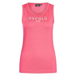 Damski tank top techniczny HV Polo Annabel. Czerwone topy damskie HV POLO, bez wzorów, sportowe, bez kołnierzyka, bez ramiączek. Za 251.50 zł.