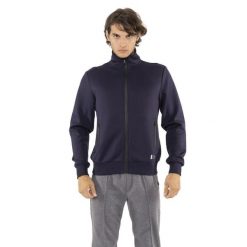 Leone 1947 Tech Herren-Winter-Neopren-Bluza Reißverschluss. Niebieskie bluzy męskie LEONE 1947 APPAREL, bez wzorów, z lycry, sportowe, bez ramiączek, bez kaptura. W wyprzedaży za 235.76 zł.