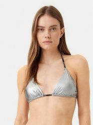HUGO Góra od bikini 50535242 Srebrny. Szare bikini Hugo, bez wzorów, z syntetyku. Za 139.99 zł.