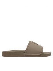 KARL LAGERFELD Klapki KL70009A Szary. Szare klapki męskie KARL LAGERFELD, bez wzorów, z tworzywa sztucznego, bez zapięcia. Za 219.99 zł.