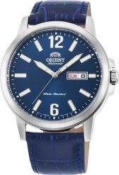 Zegarek Orient Zegarek męski Orient RA-AA0C05L19B niebieski. Niebieskie zegarki męskie Orient, bez wzorów. Za 782.60 zł.