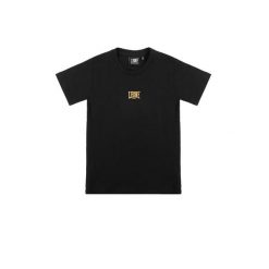 Złota koszulka Kurzarm Leone 1947 dla Kinder. Czarne bluzki damskie LEONE 1947 APPAREL, bez wzorów, z bawełny, sportowe, bez kołnierzyka, bez ramiączek. W wyprzedaży za 58.94 zł.