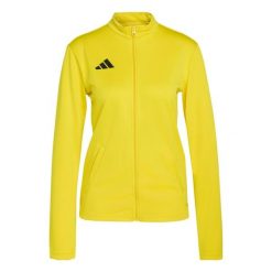 Bluza damska adidas Entrada Track. Czarne bluzy damskie Adidas, bez wzorów, bez ramiączek, bez kaptura. Za 121.99 zł.
