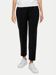S.Oliver Spodnie materiałowe 2145630 Czarny Slim Fit. Czarne spodnie materiałowe damskie S.Oliver, bez wzorów, z materiału. Za 159.99 zł.