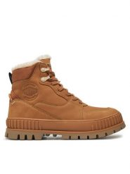 Palladium Trapery Pallashock Warm Wp 74351-252-M Brązowy. Brązowe buty zimowe męskie Palladium, bez wzorów, z nubiku, bez obcasa, bez zapięcia. Za 594.15 zł.