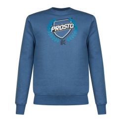 Bluza męska PROSTO Muel. Niebieskie bluzy męskie Prosto., m, bez wzorów, casualowe, bez ramiączek, bez kaptura. Za 149.99 zł.