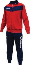 Givova Dres sportowy Visa Givova czerwono-granatowy S. Czerwone komplety dresowe męskie Givova, m, bez wzorów, z dresówki. Za 131.76 zł.